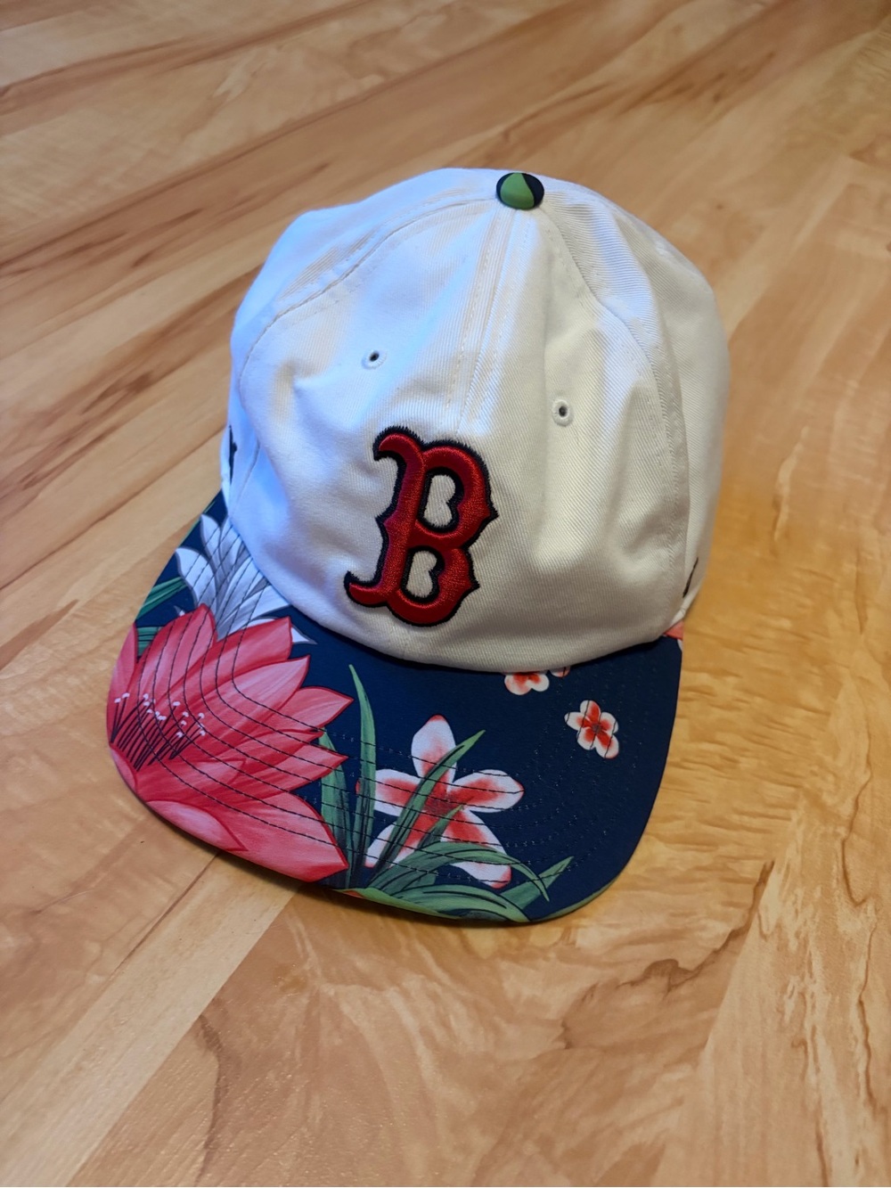47 Brand White and Black Fenway Park Collection Cap